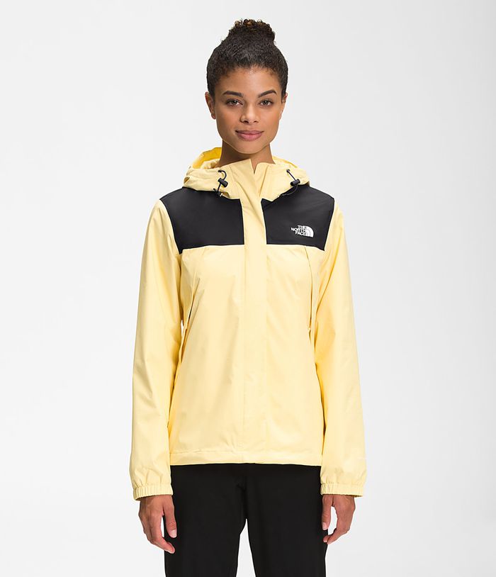 The North Face Regenjas Dames Antora YEBV85012 - Geel